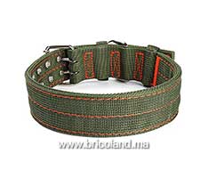 Collier basic durable nylon réglable pour chien de grande taille 0.5 x 5 x 70.5 cm.-thumbnail