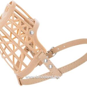 Muselières beige pour chien de grande taille-0