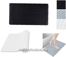 Tapis salle de bain antidérapant motif carreaux 67x39-thumbnail