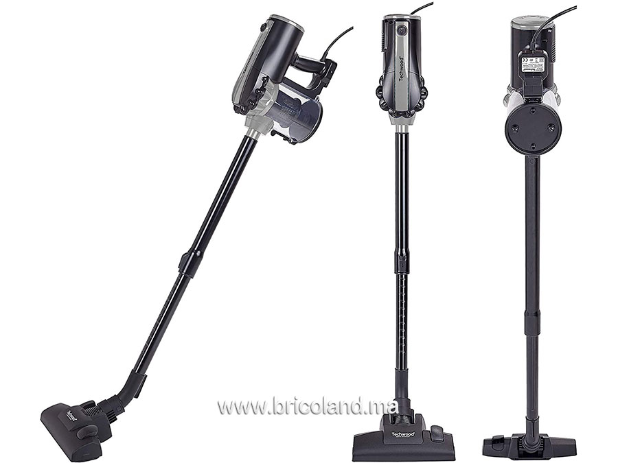 Aspirateur balai et à main cyclonique sans sac TAS-656 - Techwood-0