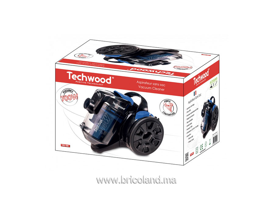 Aspirateur sans sac 700W TAS-108 - Techwood-11728
