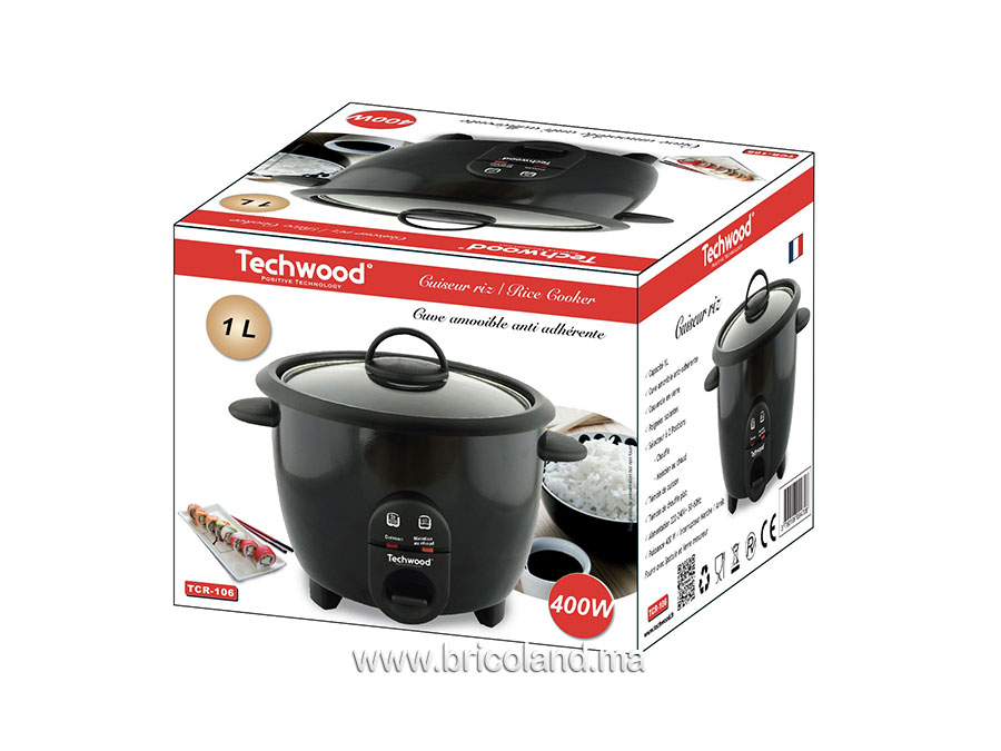 Cuiseur à riz 1 litre TCR-106 - Techwood-11741