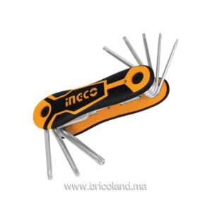 Jeu de 8 clés torx HHK14083 - INGCO-0