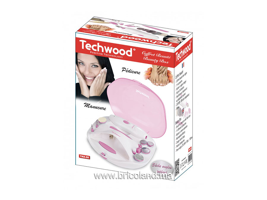 Kit manucure pédicure électrique TMA-88 - Techwood-11724