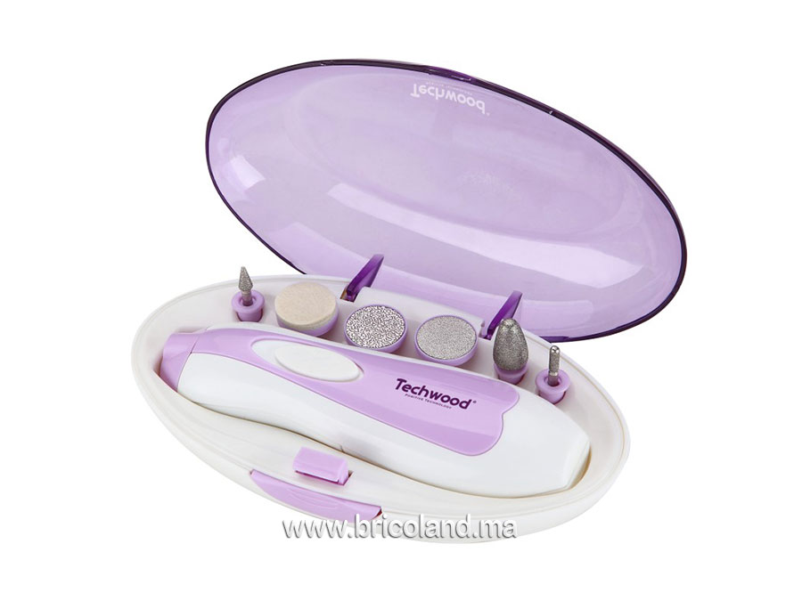 Set manucure pédicure à piles TMA-54 - Techwood-0