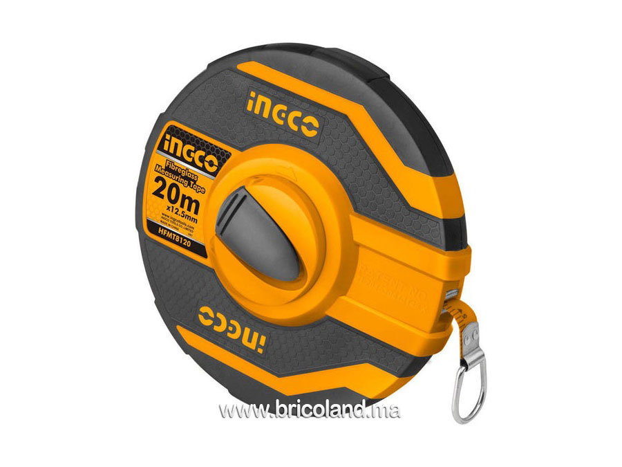 Mesure à ruban en fibre de verre 20m HFMT8120 - INGCO-0