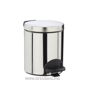 Poubelle à pédale en acier inoxydable 20L-0