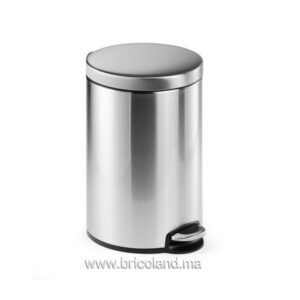 Poubelle à pédale en acier inoxydable 16L-0