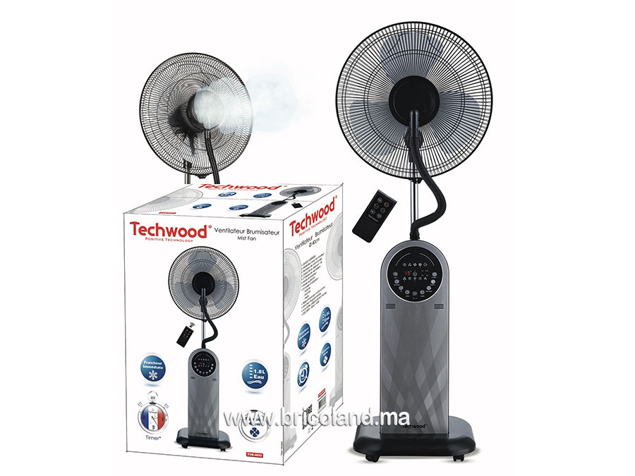 Ventilateur brumisateur 40cm TVB-4093 - Techwood-11682