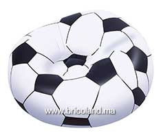 Coussin gonflable ballon de football Up In & Over 114 x 112 x 66 cm - Bestway-thumbnail
