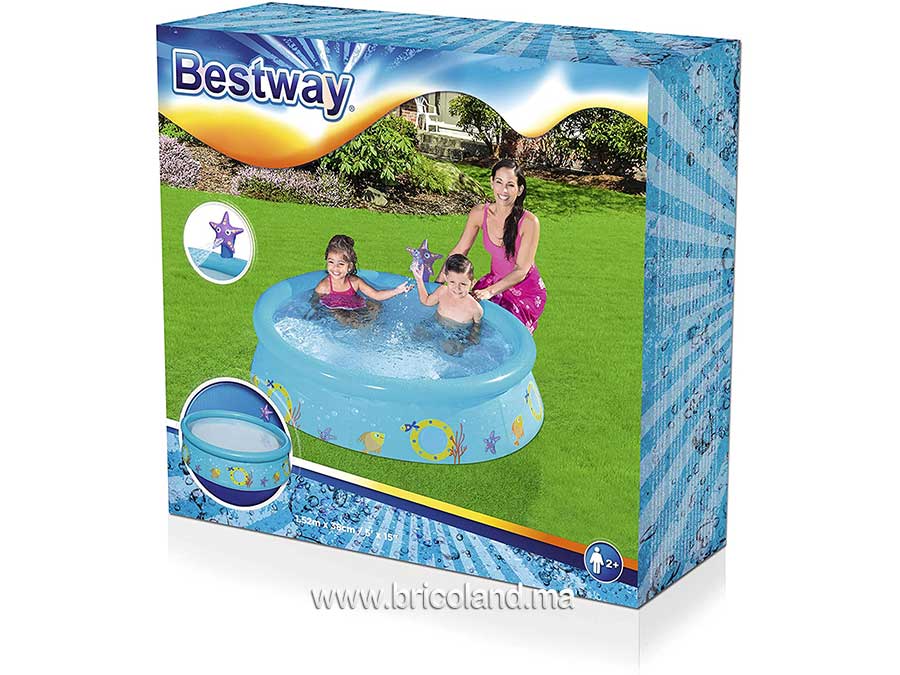 Piscine gonflable My First Fast Set 1.52m x 38cm 57326 Bestway-11983