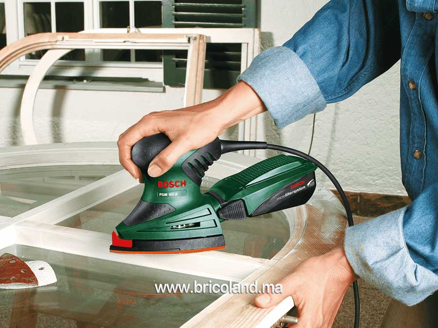 Ponceuse Multi PSM 160 A + 25 feuilles abrasifs - Bosch-12300