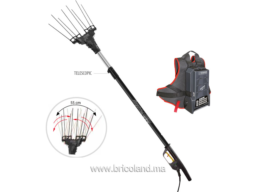 Peigne à olive télescopique Murcielago avec batterie Drive 1504S - Zanon-0
