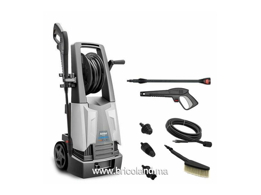 Pack Nettoyeur haute pression 125 bar + Aspirateur eau et poussière 1400 w COMET-12588