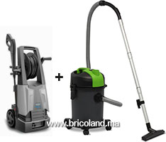 Pack Nettoyeur haute pression 125 bar + Aspirateur eau et poussière 1400 w COMET-thumbnail