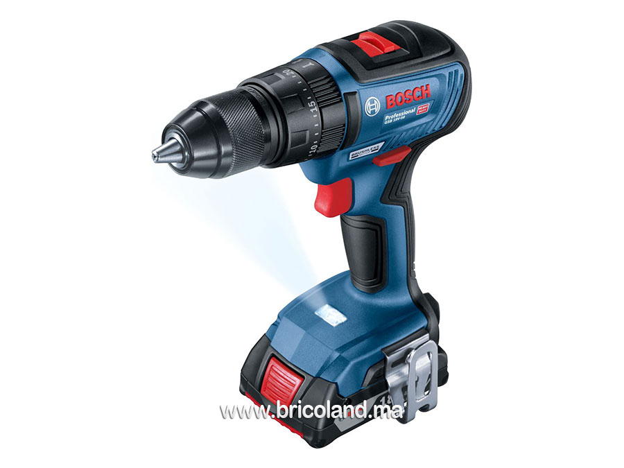 Perceuse-visseuse à percussion sans fil GSB 18V-50 Professional - Bosch-0