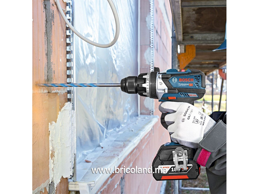 Perceuse-visseuse à percussion sans fil GSB 18V-85 C Professional - Bosch-12688