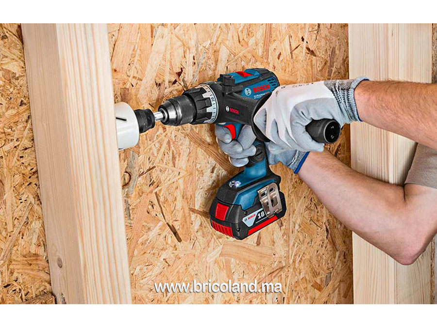 Perceuse-visseuse à percussion sans fil GSB 18V-85 C Professional - Bosch-12686
