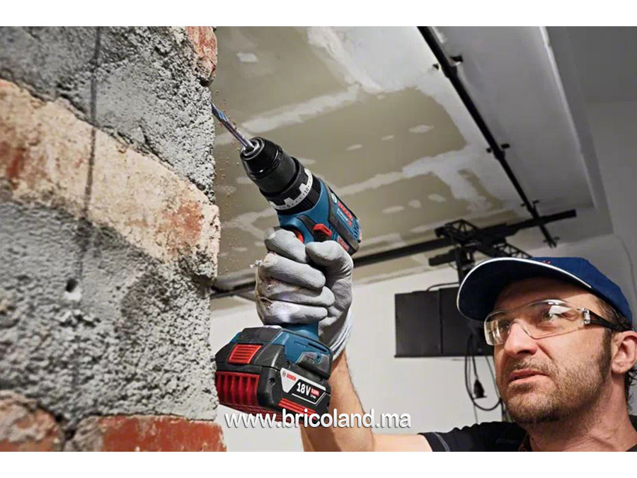 Perceuse-visseuse à percussion sans fil GSB 18V-60 C Professional - Bosch-12678