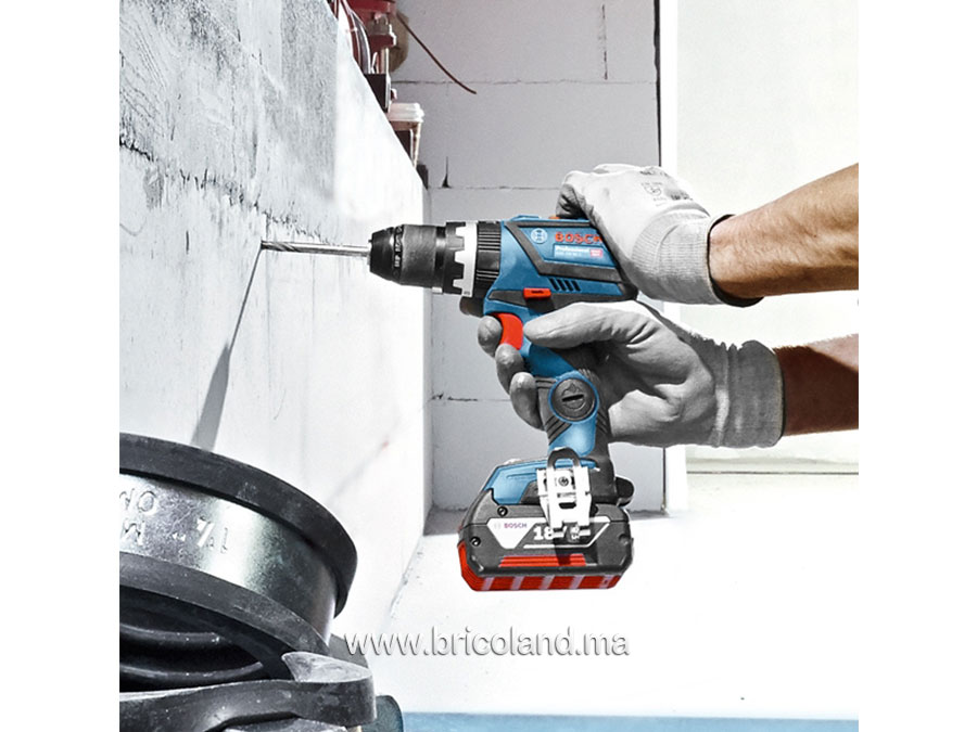 Perceuse-visseuse à percussion sans fil GSB 18V-60 C Professional - Bosch-12676