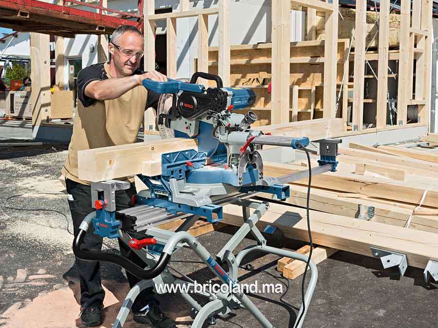Scie à onglets radiale GCM 12 SDE Professional - Bosch-12640