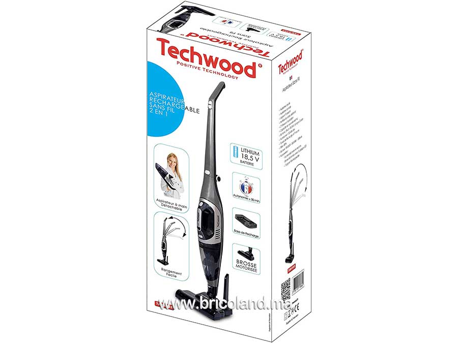 Aspirateur Balai sans Fil 18,5V - TAB-8183 - Techwood -12923
