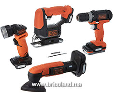 Kit 4 outils sans fil GoPak BDCK502C1 - Black+Decker-thumbnail