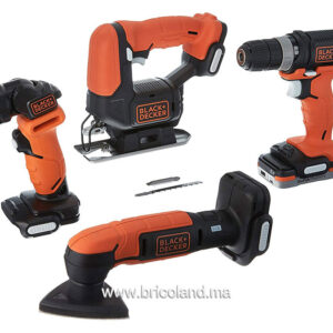Kit 4 outils sans fil GoPak BDCK502C1 - Black+Decker-0