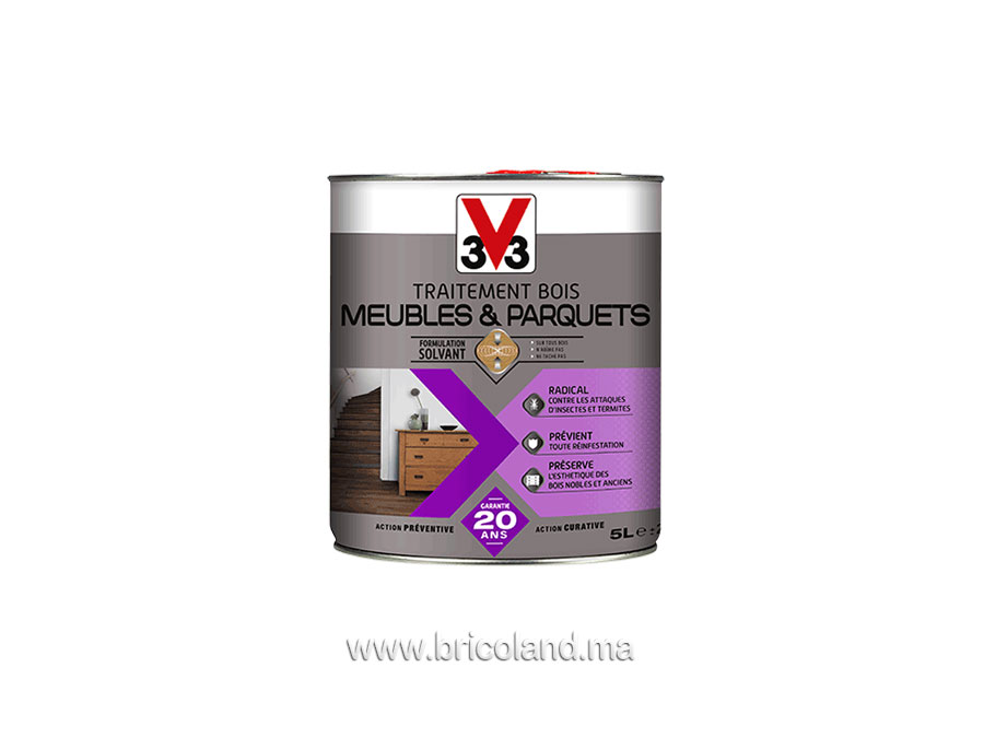 Traitement bois Meuble & Parquets 1L - V33-0