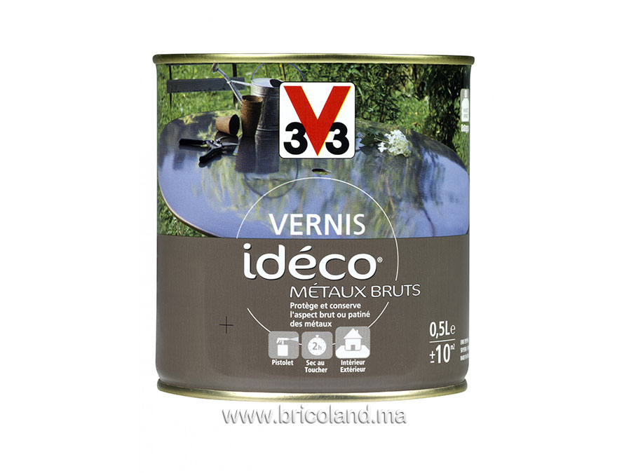 Vernis métaux bruts Idéco 0.5L - V33-0