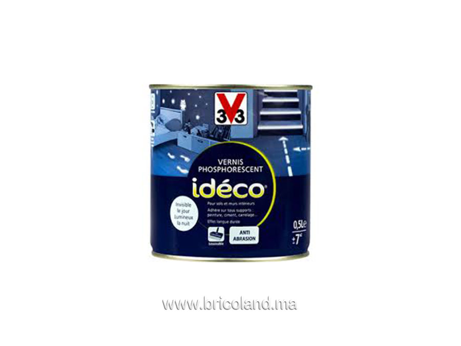Vernis Phosphorescent Idéco 0.5L - V33-0