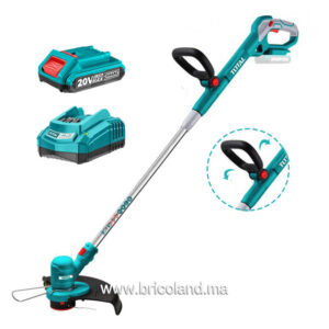 Coupe bordure sans fil 20V TGTLI2001 + Batterie 2,0 Ah + Chargeur - TOTAL-0