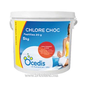 Chlore choc 20 g pastilles - 5 Kg - Ocedis-0
