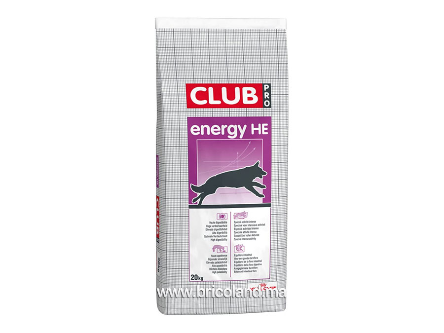 Croquettes pour chien adulte CLUB Pro Energy HE 20KG - Royal canin-0