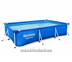Piscine hors sol Steel Pro™ 300 x 201 x 66 cm avec pompe et cartouche de filtration-thumbnail