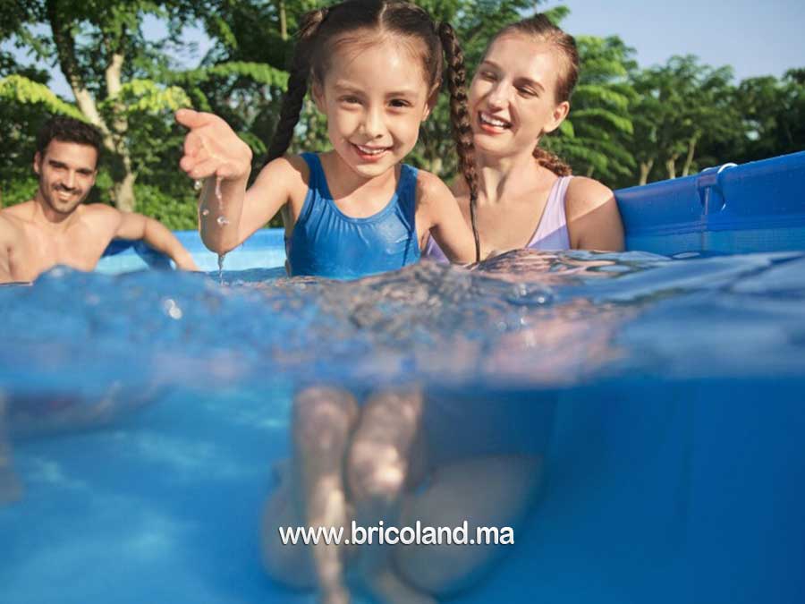Piscine hors sol Steel Pro™ 300 x 201 x 66 cm avec pompe et cartouche de filtration-13769