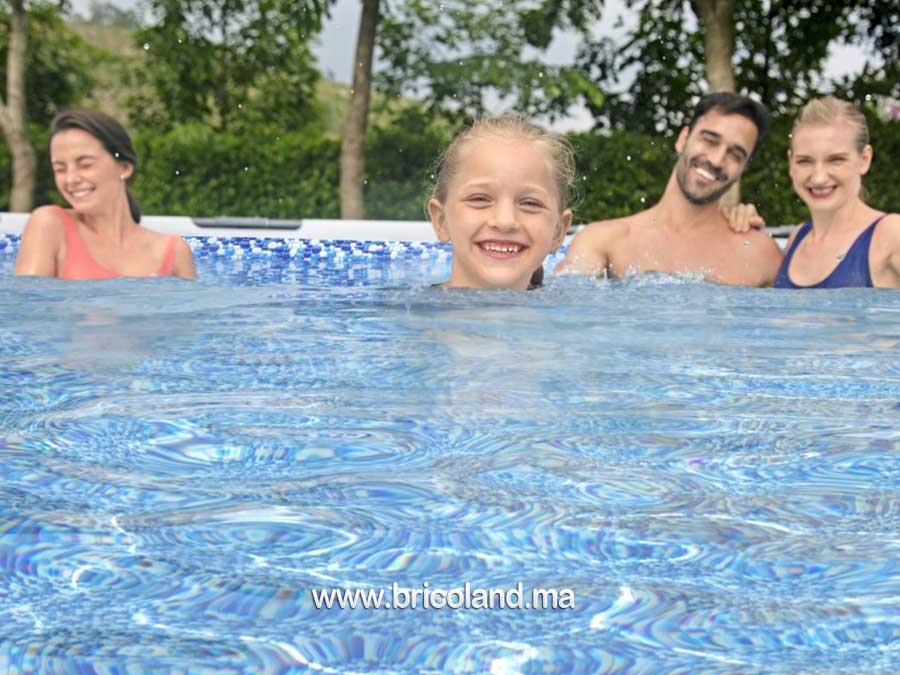 Piscine hors sol ronde Steel Pro 427 x 84 cm avec pompe de filtration - Bestway-13764