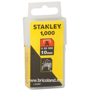 Agrafes 10 Mm Type A - Boite De 1000Pcs STANLEY-0