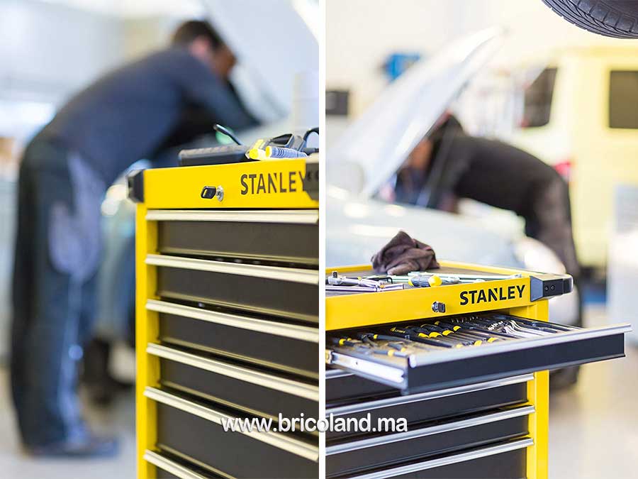 Servante d'atelier 7 TIROIRS Métallique VIDE - STANLEY-13913