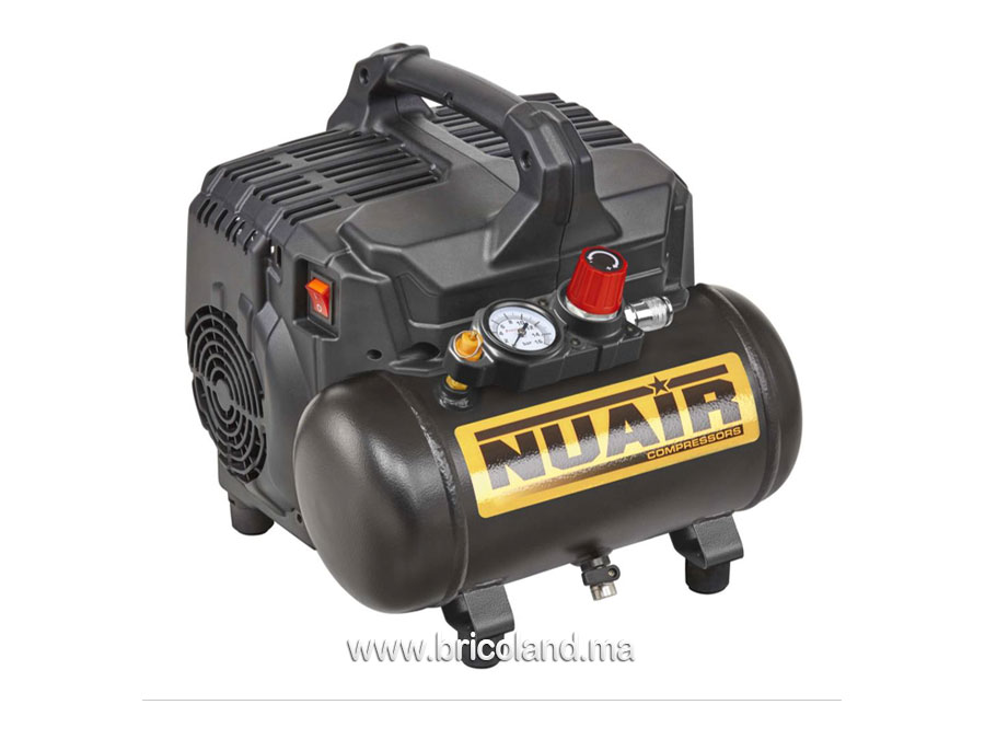 Compresseur d'air 6 litres silencieux SILTEK+ - Nuair-0