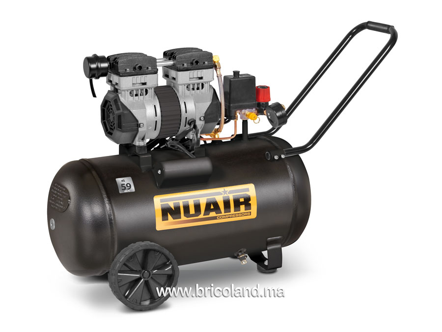 Compresseur d'air 50 litres silencieux SILTEK+ - Nuair-0