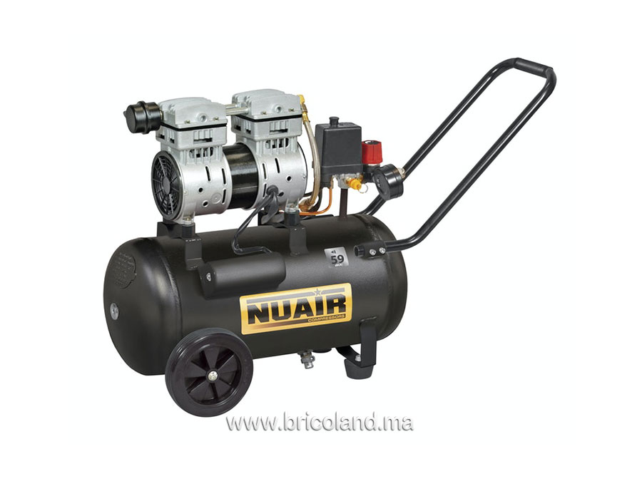 Compresseur d'air 24 litres silencieux SILTEK+ - Nuair-0