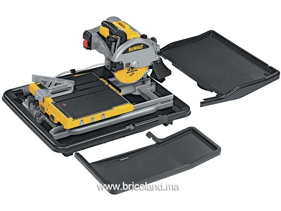 Scie à carrelage humide 10 pouces + support - DeWALT-14023