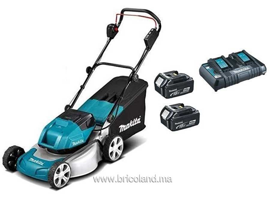 Tondeuse à gazon 46cm sur Batterie 36V - MAKITA-0
