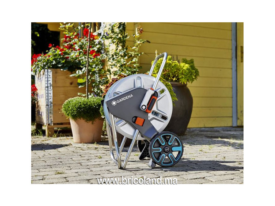 Dévidoir sur roues métallique CleverRoll M 25m 15mm - 18543-26 - Gardena-14226