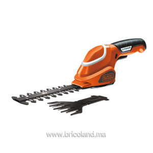 Sculpte-haie Cisaille à gazon 7V Lithium GSL700-QW - Black+Decker-0