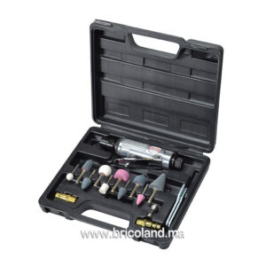 Meuleuse droite pneumatique 1/4" + Accessoires - Comaria-0