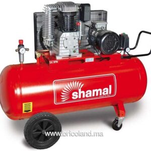 Compresseur d'air 3 HP. 300 litres Courroie Triphasé - SHAMAL-0