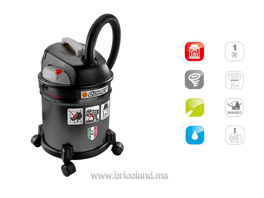 Aspirateur de Cendres - Eau - Poussière - Souffleur 20L - COMET-14548