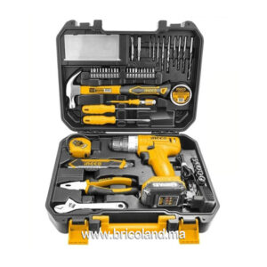 Coffret visseuse 12V + 126 outils et accessoires - INGCO-0